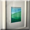 A18. Framed abstract painting. 